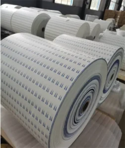 Silica gel packing roll material